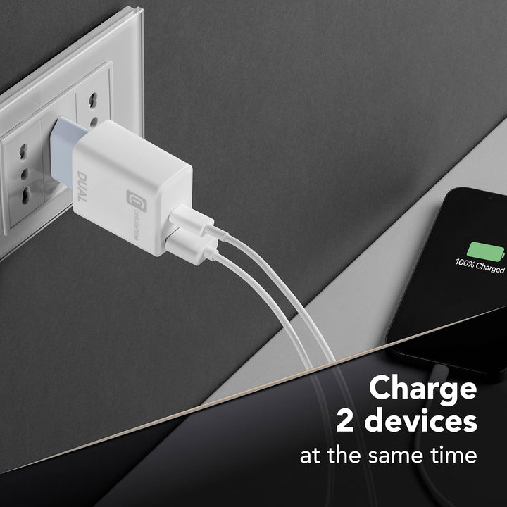 cellularline Dual Charger - iPhone 8 oder Later