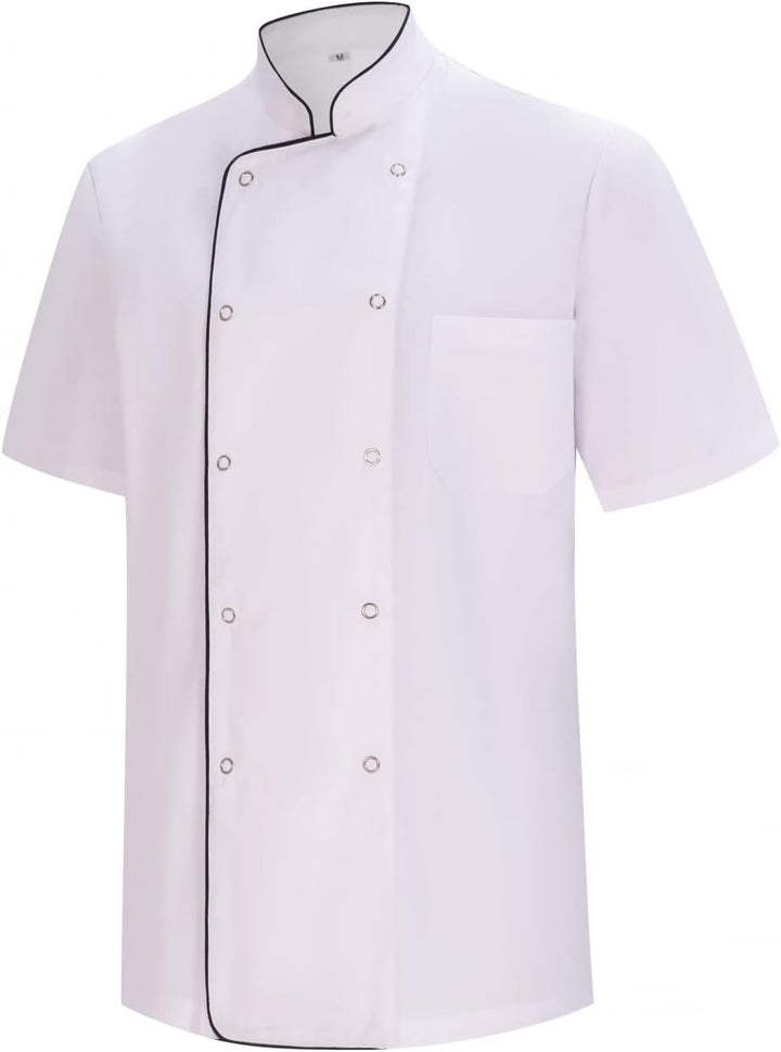 MISEMIYA - Pack 2 Einheiten -KOCHJACKEN Herr MIT REFORMIERTER KNOPF - Ref.8421B 3XL Kochjacken 6821b