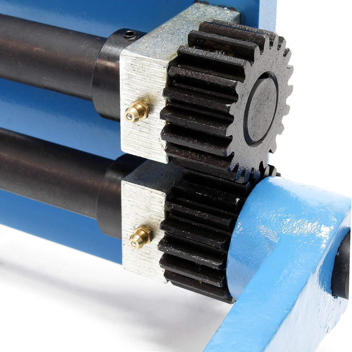 Wiltec Sickenmaschine 1,2/1,8 mm Materialdicke, Biegemaschine zur Blechbearbeitung mit 6 Profilrolle
