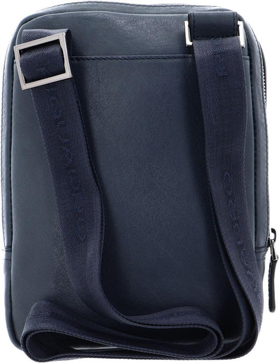 Piquadro Black Square - Schultertasche 23 cm blue