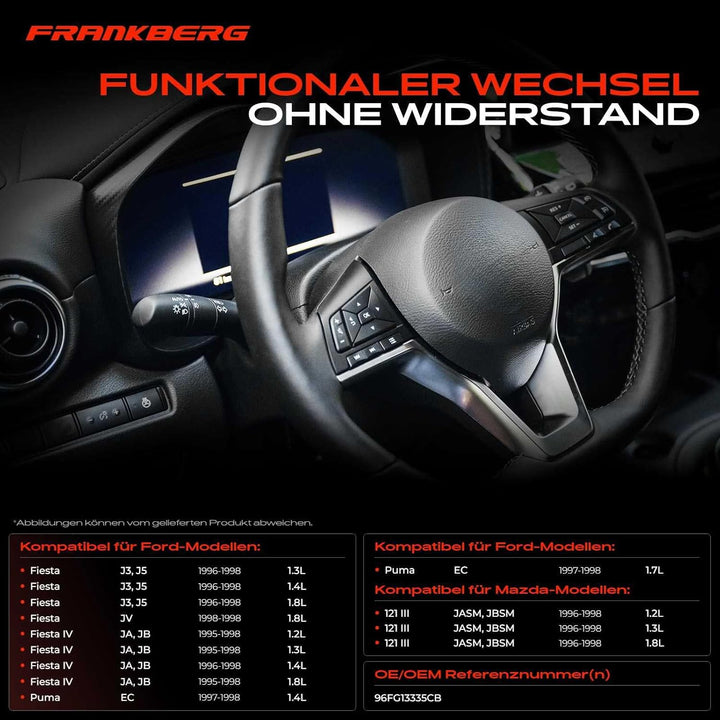 Frankberg Kombischalter Lenkstockschalter Vorne Kompatibel mit Fiesta IV JA JB Fiesta J3 J5 JV Puma
