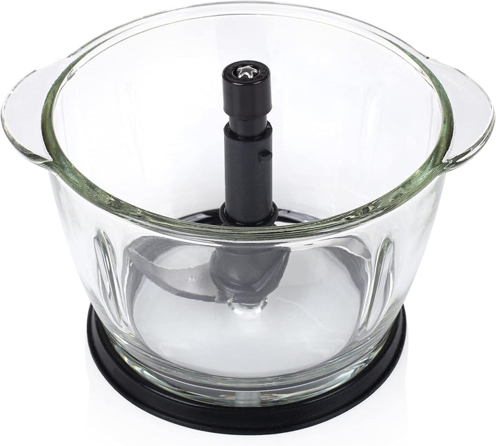 Princess Mini Zerkleinerer – 2 Edelstahlklingen, Glasbehälter 1 l, 300 W, 221051 1 Liter Fassungsver