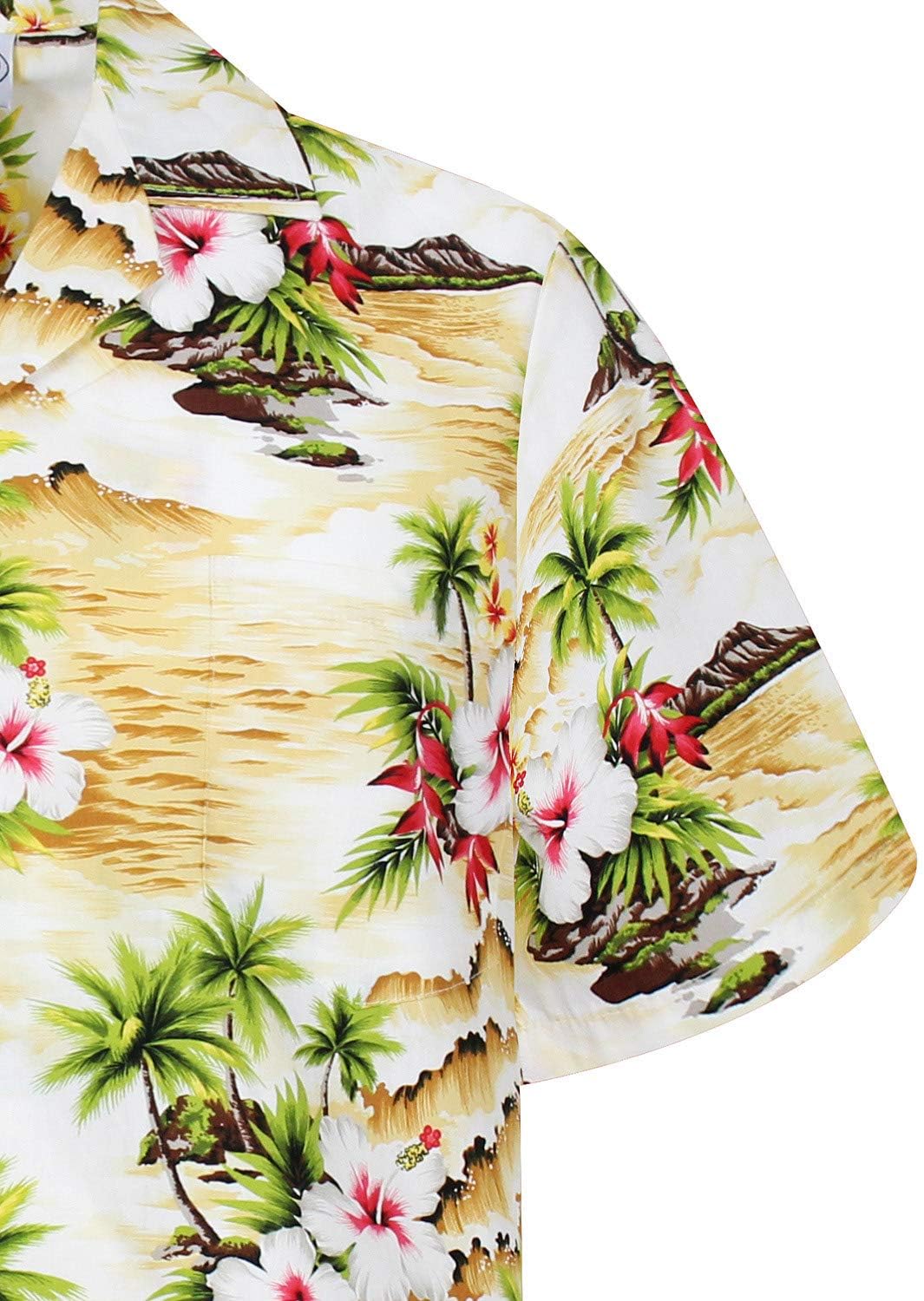 P.L.A. Hawaiihemd, Grösse 4XL, beige
