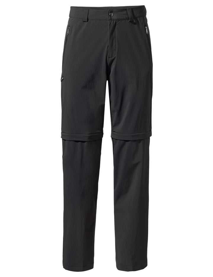 VAUDE Men's Stretch T-Zip Pants II, Hiking Pants Schwarz 48, Schwarz 48