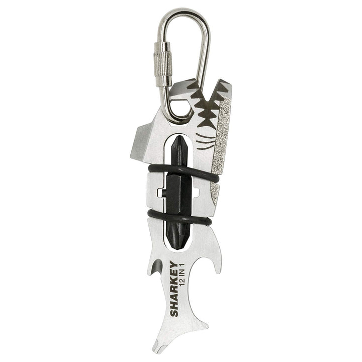 True Utility Sharkey - 12 in 1 Multi Tool - Mit Schraubendrehern, Flaschenöffner, Gewindeschneider,