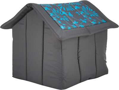 Hobbydog Dog or Cat Kennel/Bed S - XL Blue Flowers Design