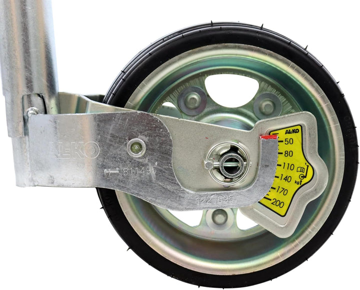 parts4u 300kg Caravanstützrad Stützrad Radlastanzeige Stützlastanzeige Alko Bugrad Pkw 1221695