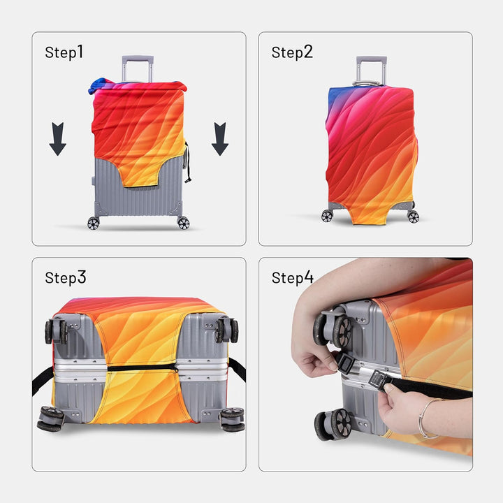 OrgaWise Kofferhülle Luggage Cover Gepäck Cover Gepäckabdeckung for Travel Luggage Schutzhülle Koffe