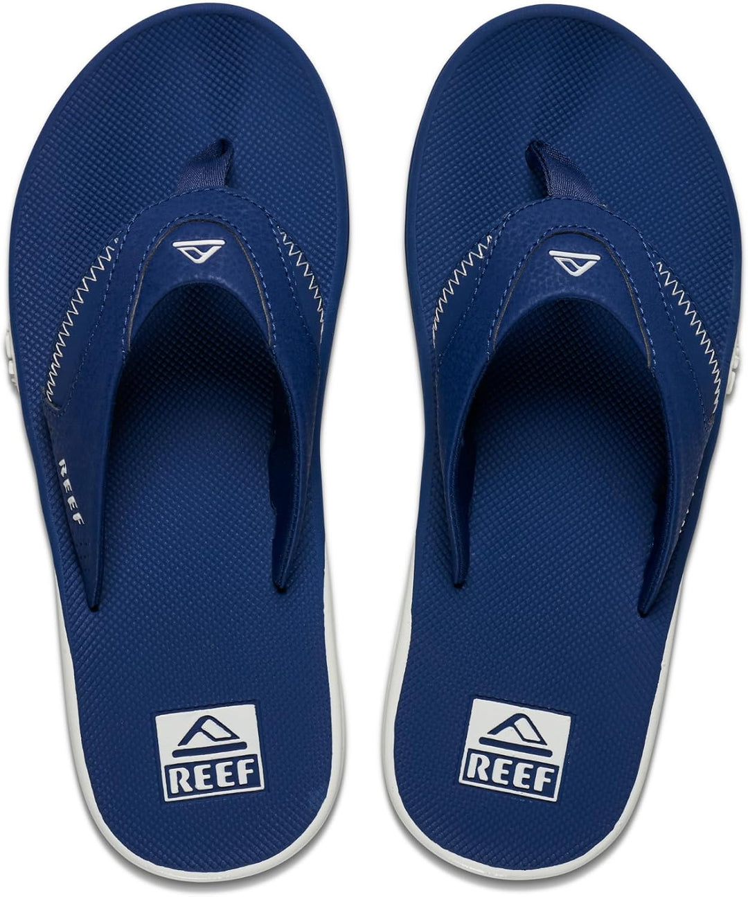 Reef Herren Fanning PregameFlipflop 47 EU Marineblau Weiss, 47 EU Marineblau Weiss