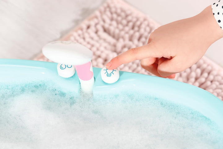 Zapf Creation 832691 BABY born Bath Badewanne - Puppenbadewanne mit Farbwechsel- und Soundfunktion,