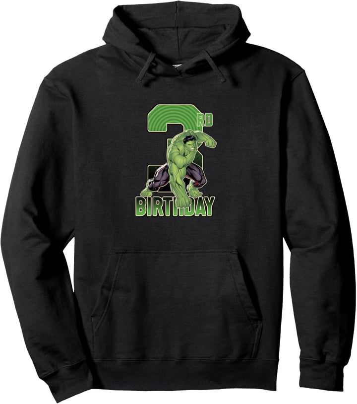 Marvel The Hulk Happy 3rd Birthday Pullover Hoodie