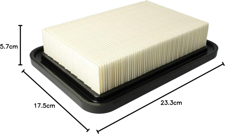 vhbw Flachfaltenfilter Ersatz für Makita W107418351 für Nass- und Trockensauger - Filterelement