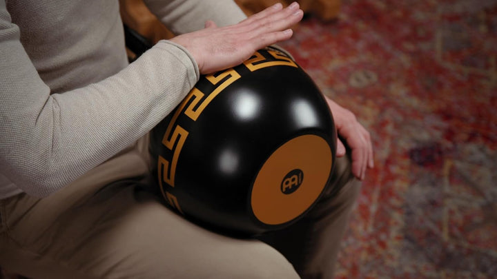 Meinl Percussion ID3GO Fiberglass Tri Sound Ibo Drum (Large), gold ornament, Gold Ornament