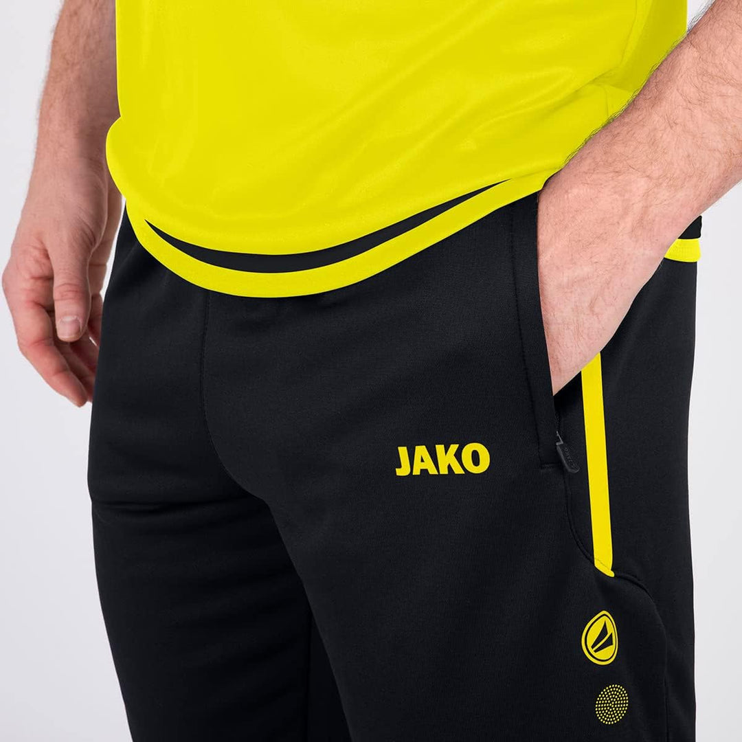 JAKO Herren Trainingshose Active I Sporthose Herren lang mit Elastischem Bund & Seitentaschen I Trai