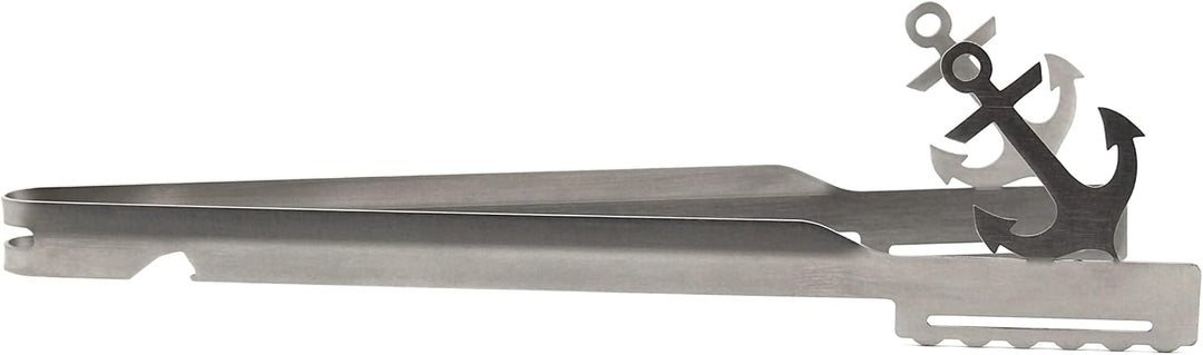 Grillzange Motiv Anker spülmaschinengeeignet, Geschenkidee, Männergeschenk, Geschenk Seefahrer, Kapi