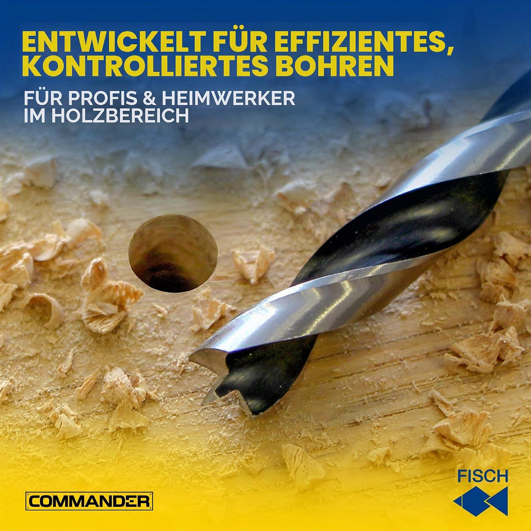 FISCH Set 25-tlg. - Standard Ausführung Ø 1-13 mm in formschöner und exquisiter Kunststoffkassette.