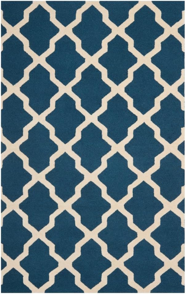 SAFAVIEH Spalier Teppich für Wohnzimmer, Esszimmer, Schlafzimmer - Cambridge Collection, Kurzer Flor