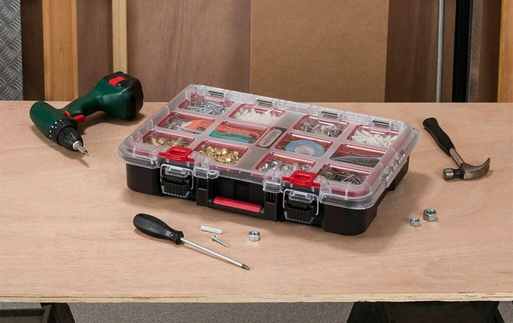 Keter Stack &amp; Roll Heavy Duty DIY Tool Storage Organizer DIY Werkzeugaufbewahrung Organizer, DIY Wer