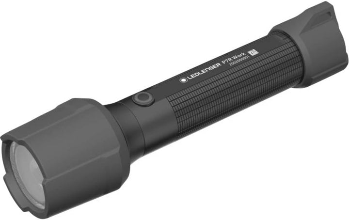 Ledlenser P7R Work Robust Taschenlampe LED, aufladbar 21700 Lithium Akku, wasserdicht IP68, 900 Lume