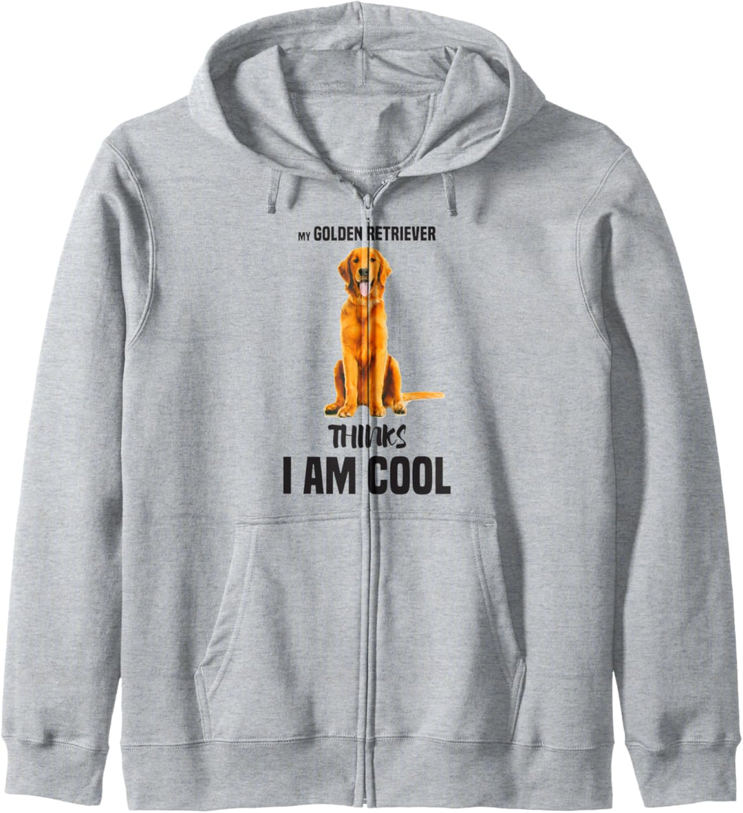 Golden Retriever Dogs Lover Lustiger Haustierhund denkt, ich Kapuzenjacke