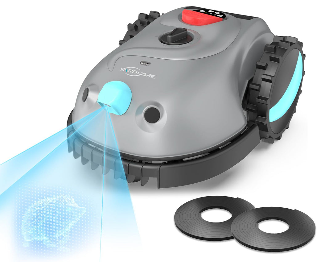 V100 Mähroboter ohne Begrenzungskabel, mit Vision-Navigation, Hindernisvermeidung(150 Arten), 4,0 Ah