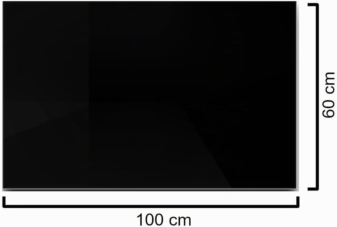 Euro Tische Glasplatte für Kaminofen 100 x 60 cm - Glasscheibe mit 6mm ESG Sicherheitsglas - perfekt