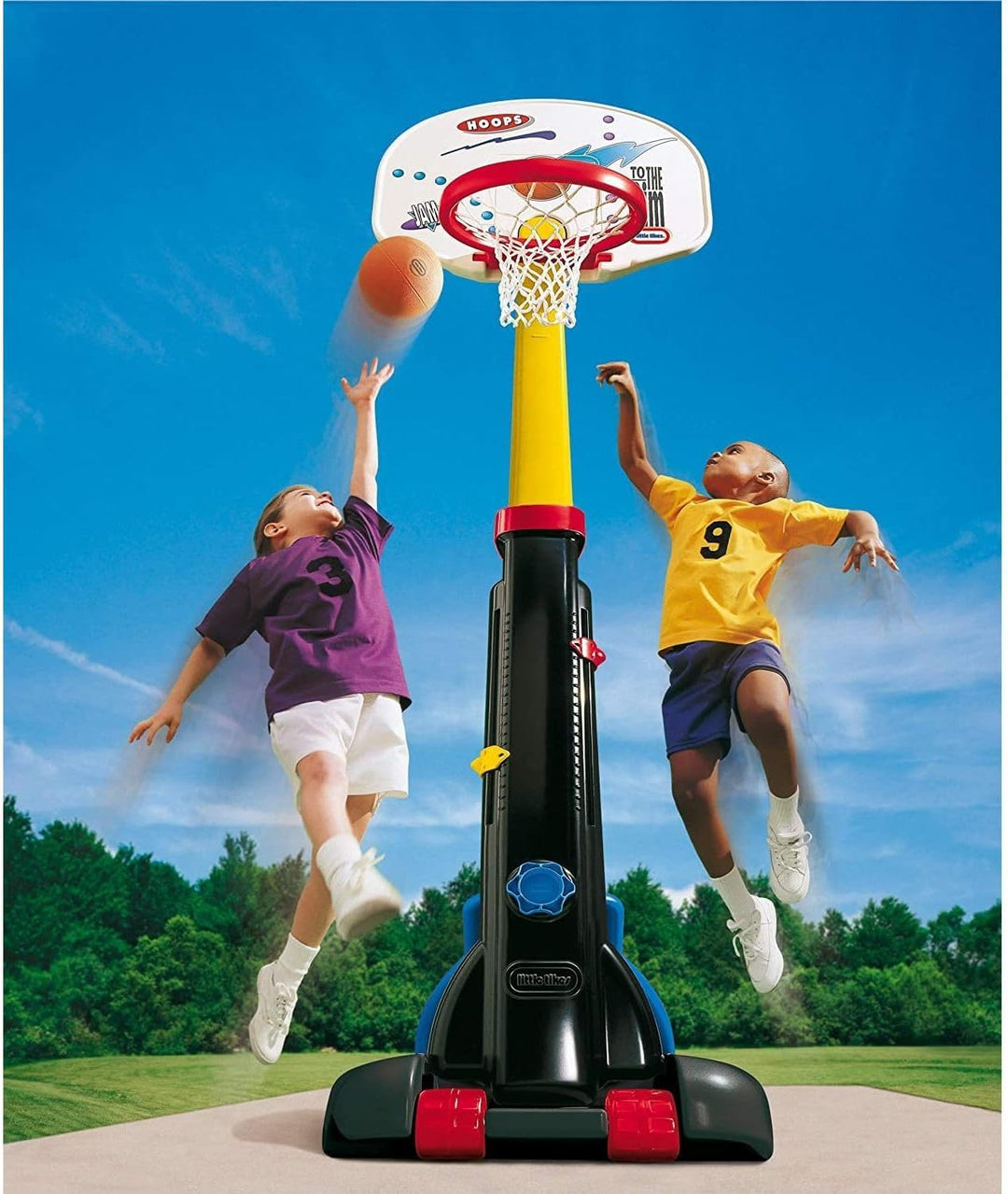Little Tikes Easy Store Basketball-Set - Outdoor-Sommerspass - Höhenverstellbar, Individuell - Aktiv