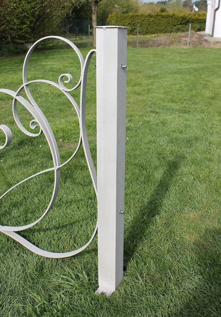 Pfosten aus Aluminium Gartenzaun 80 cm Zaunelemente Aluzaun Alu Pfosten, Pfosten