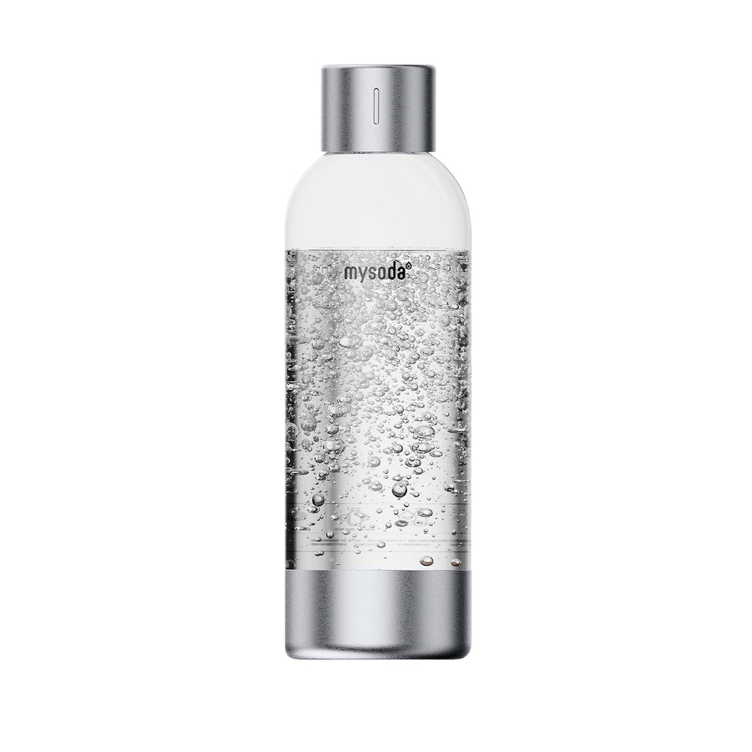 Mysoda: Hochwertiges und BPA-freies Premium 1 Liter Wasserflasche für Wassersprudler, Deckel und Bod