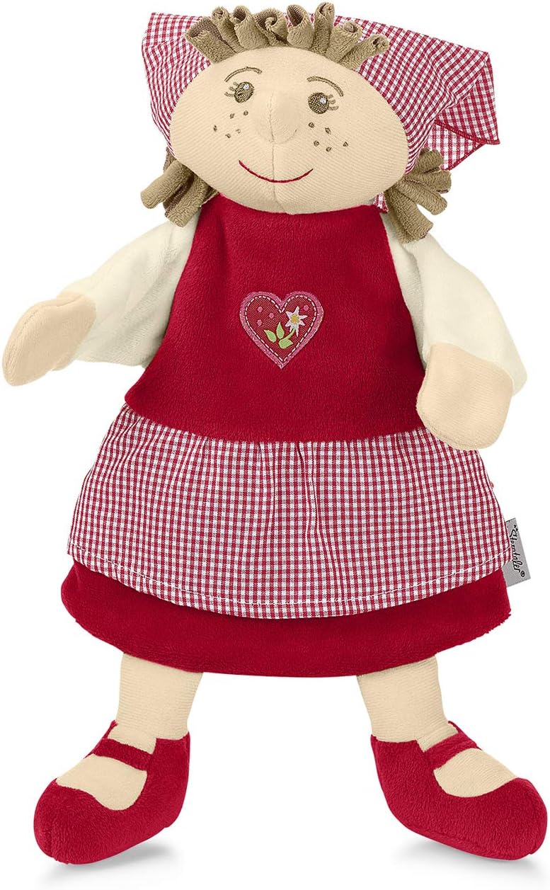 Sterntaler 3601817 Handpuppe Gretel, 28 x 27 x 9 cm, Rot, Gretel