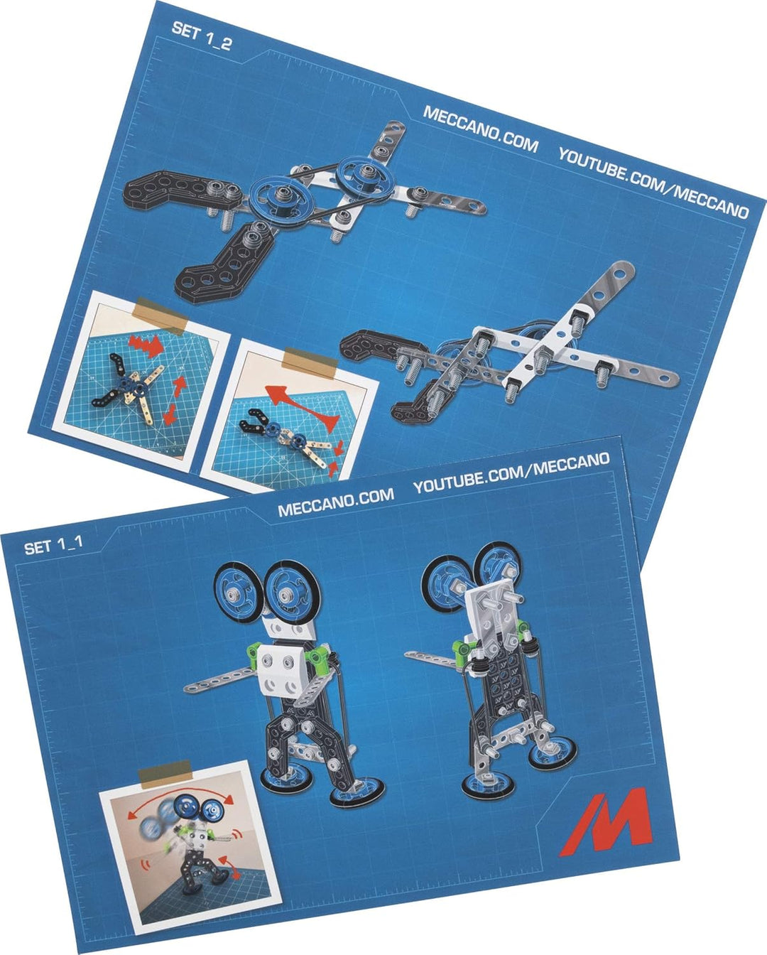 MECCANO - 6047095 – Bauspiel – Erfindungs-Set, schnelle Montage, Mehrfarbig, Schnelle Montage