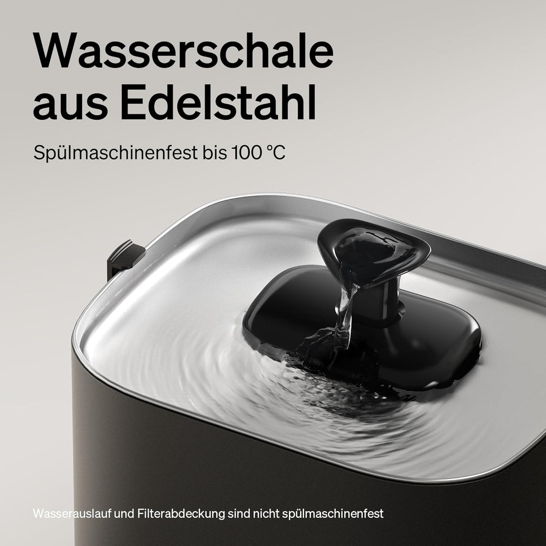PETLIBRO Upgrade Katzenbrunnen - Kabelloser Trinkbrunnen für Katze mit App-Überwachung, 3L/101oz Doc