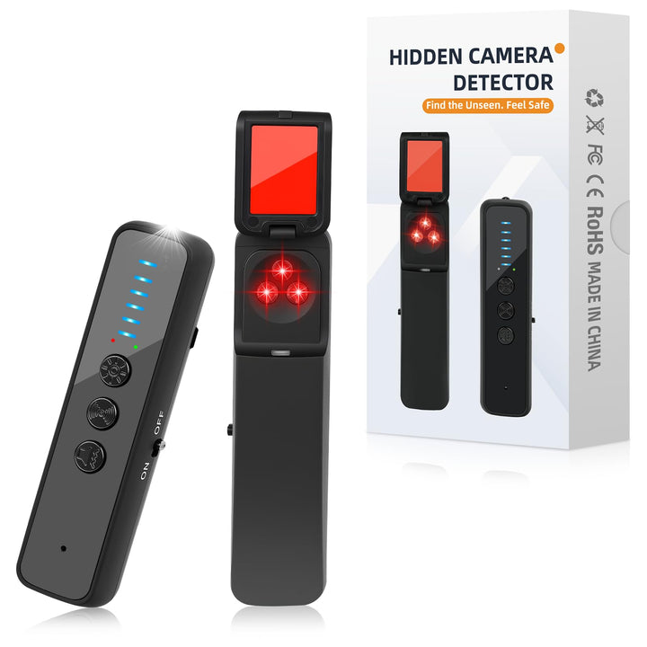 Wanzen Detektor - Wanzenfinder Versteckte Kamera Finder RF Signal Bug Detector Anti Spy Anti-Aufnahm