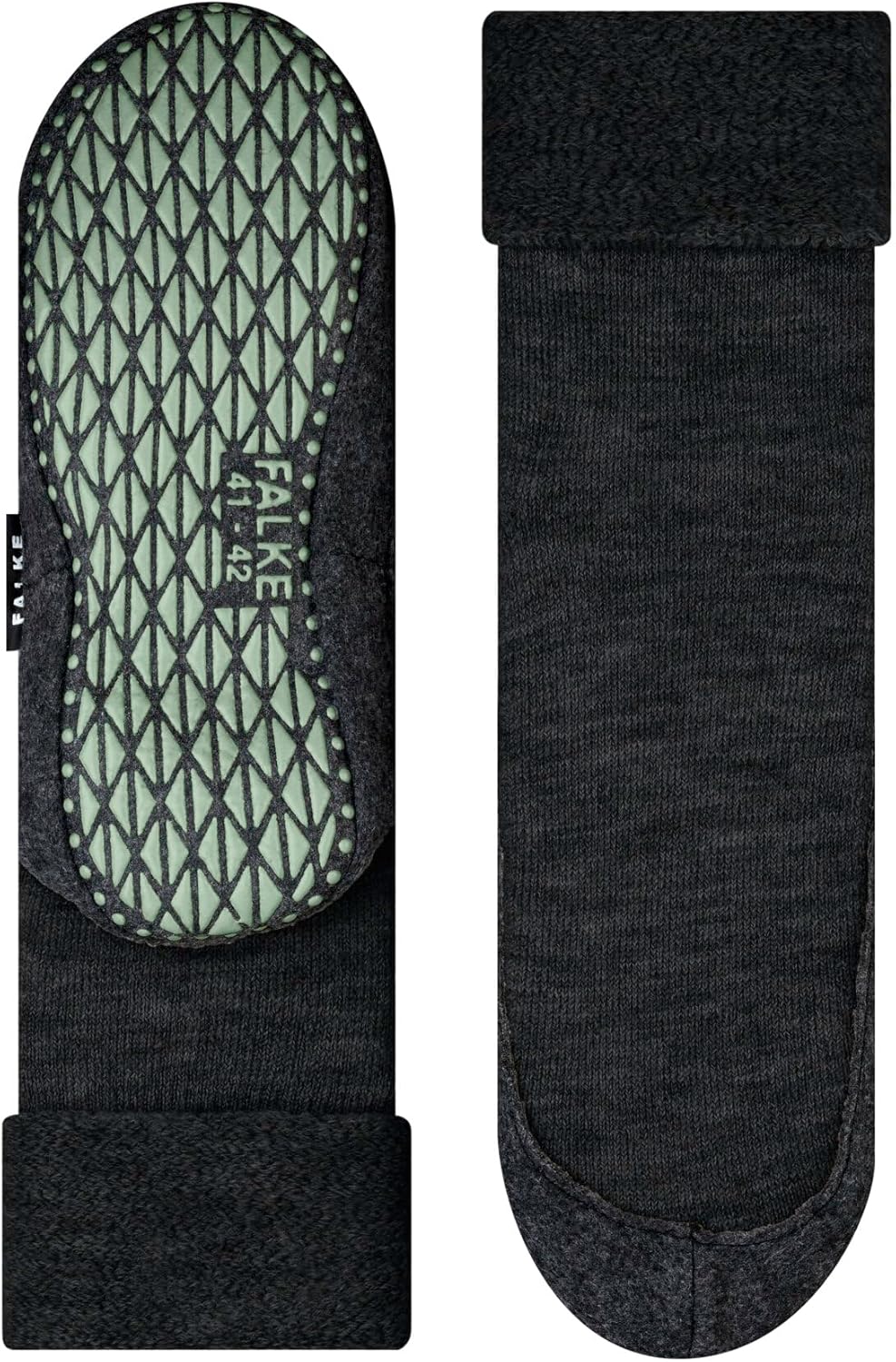 FALKE Herren Cosyshoe Stoppersocken rutschhemmende Noppen auf der Filzsohle komfortabel warm mit Plü