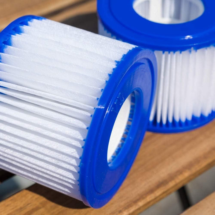 Bestway Flowclear Gr. VI Filterkartusche für Lay-Z-Spa Miami, Vegas, Palm Springs, Monaco 8 Filters,