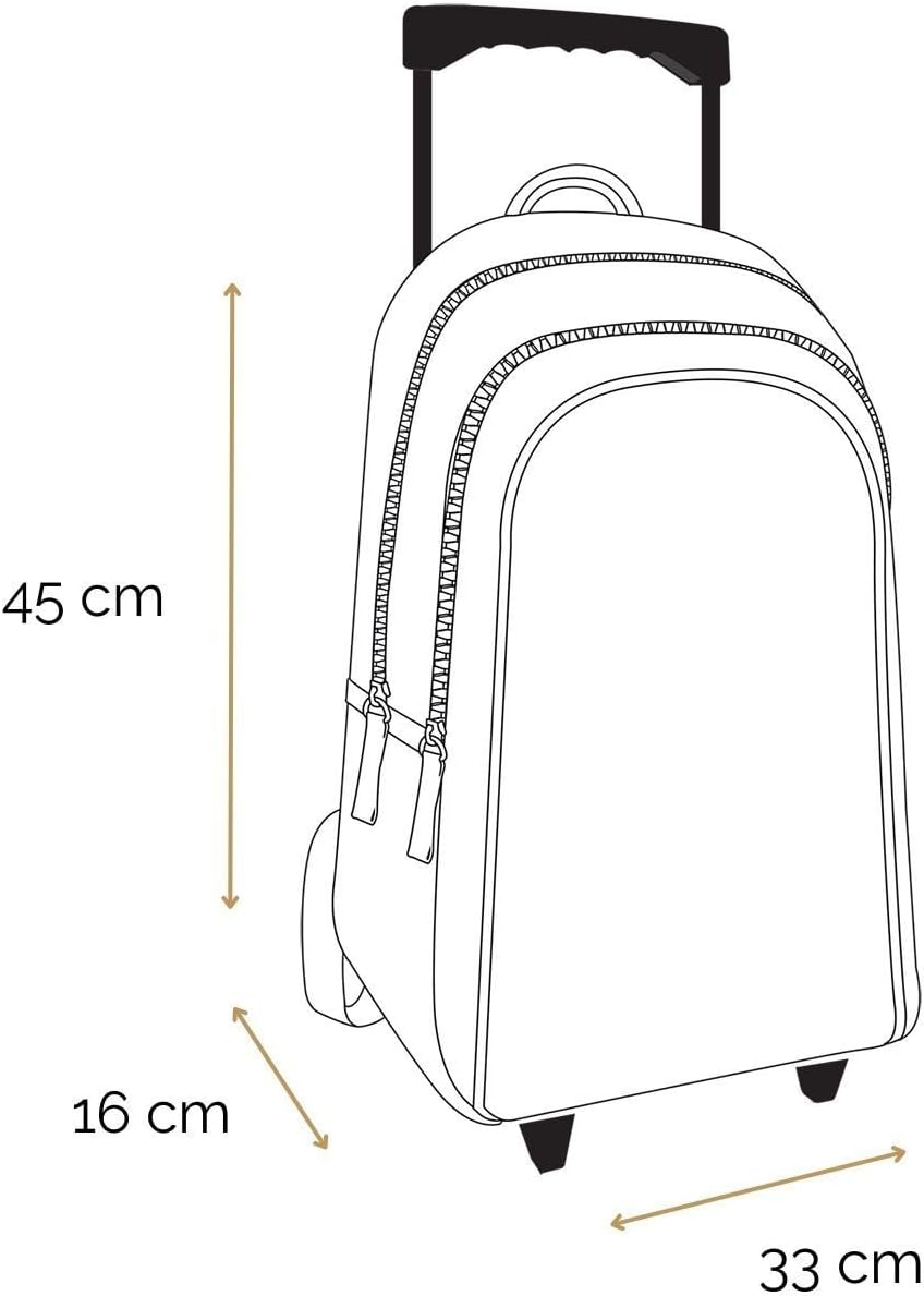 BAGTROTTER Rucksack mit Rollen 45 cm Disney Star Wars Blau
