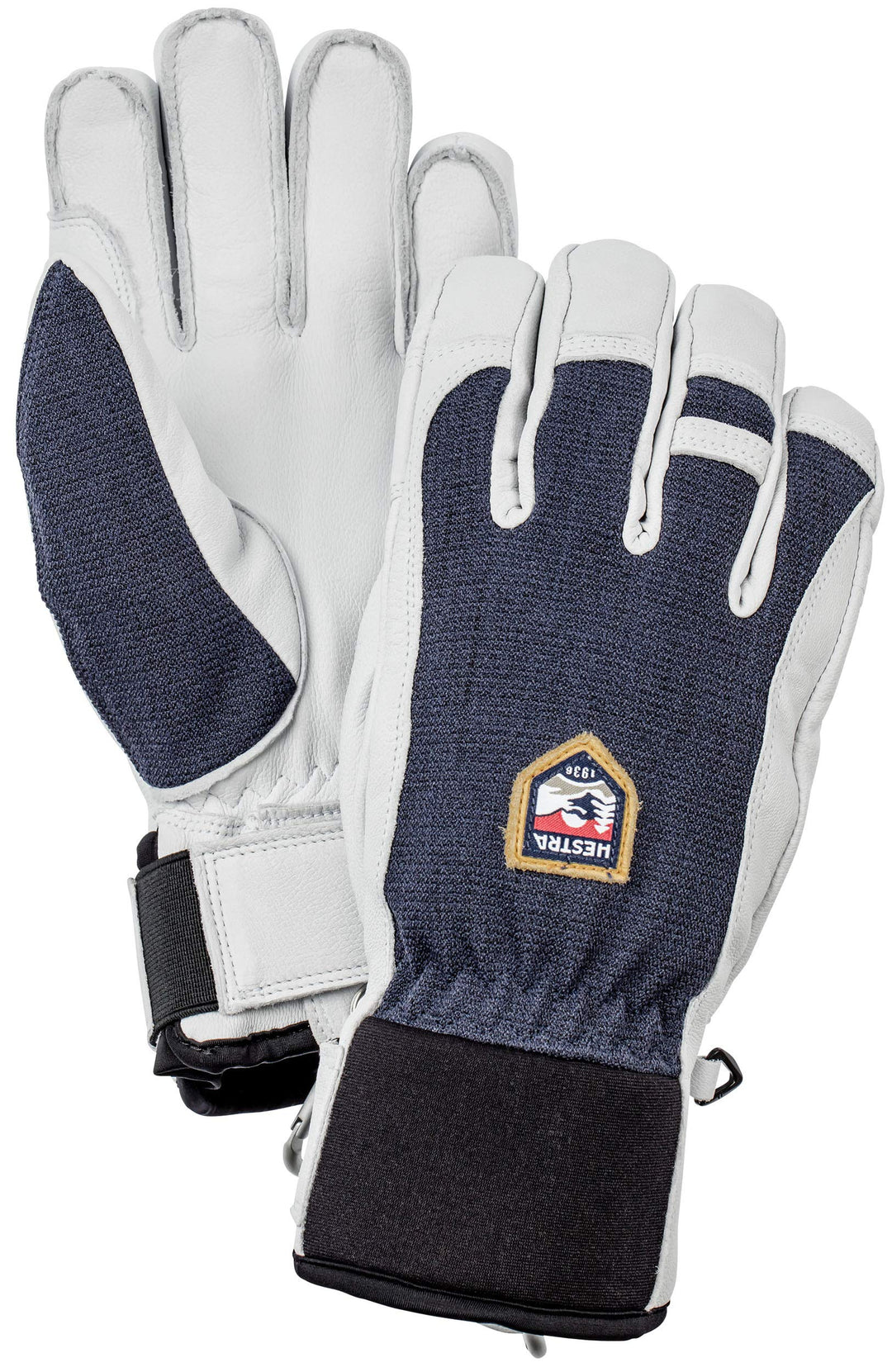 Hestra Ski Army Leather Patrol Winter Cold Weather Gloves Marine 10, Marine 10