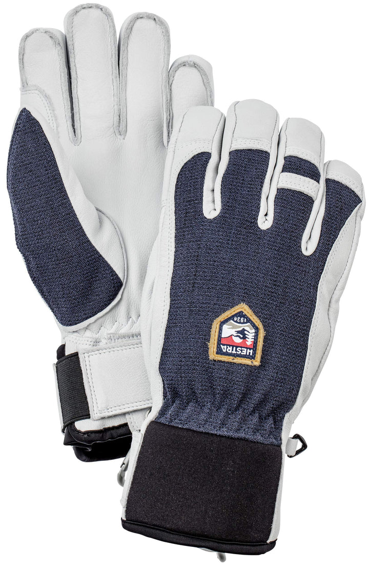Hestra Ski Army Leather Patrol Winter Cold Weather Gloves Marine 10, Marine 10