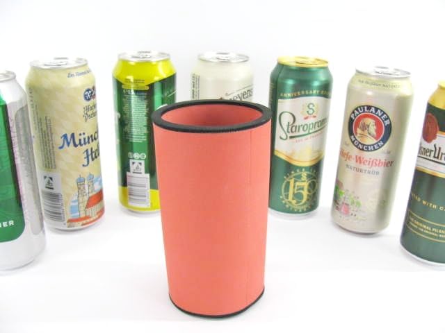 Erstklassige Qualitätskühler für 0,5L Bierdosen oder Bierflaschen im bunten Mix aus 5 Neoprenkühlern