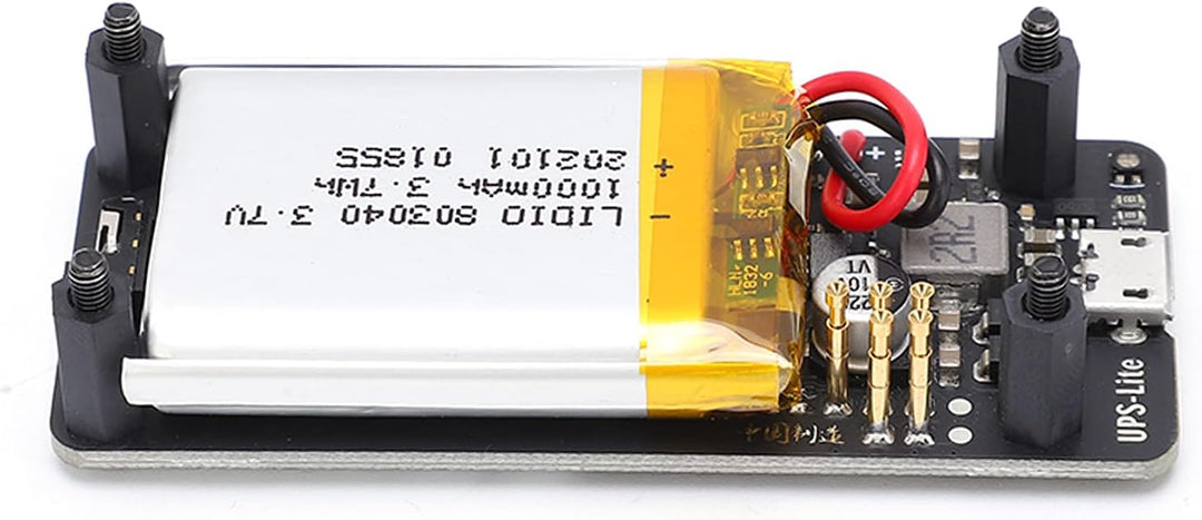 USV-Platine für Raspberry Pi, USV-Power-Board Lite Supply, Akku-Ladegerät, Zubehör für Zero, Unterbr