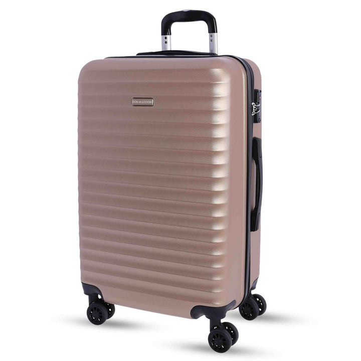 Don Algodon Mittelgrosser Koffer 23 kg | Starrer Reisekoffer mit 4 Doppelrädern um 360°, TSA-Vorhäng