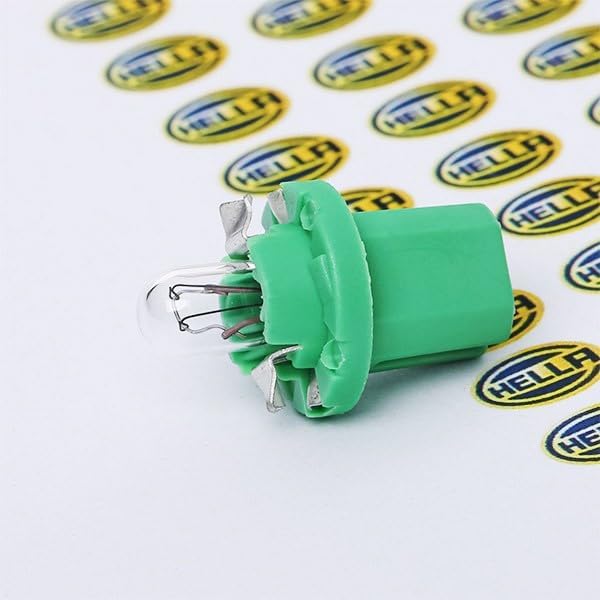 HELLA 8GA 007 997-081 Glühlampe - Sockelglühlampe - Standard - 12V - 2W - Sockelausführung: B8.5d -