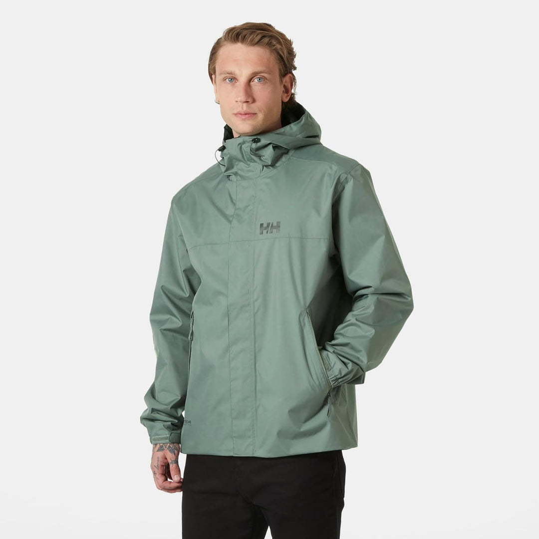 Helly Hansen Herren Ervik Wasserdichte Jacke S Grauer Kaktus, S Grauer Kaktus