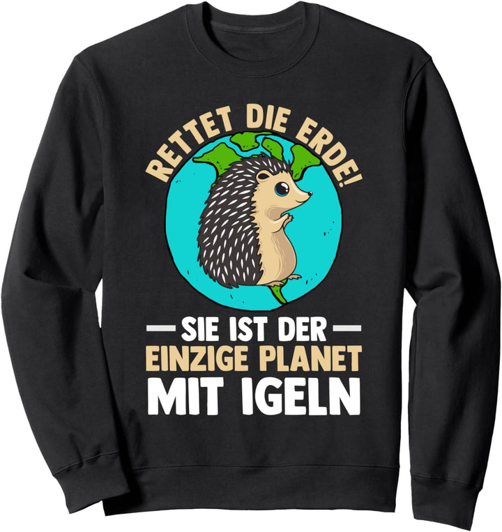Umweltschutz Igel Sweatshirt