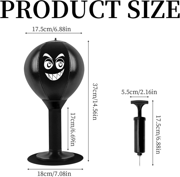 Punchingball Tisch, Punching Ball Punchingbälle Boxbirne Stehend Desktop-Boxsack Stress Buster Speed