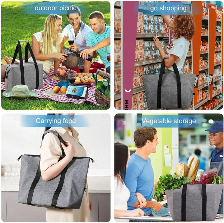 Kühltasche Faltbare Kühltasche 20L Kühltaschen Thermotasche Tragbare Kühltaschen zum Einkaufen für C
