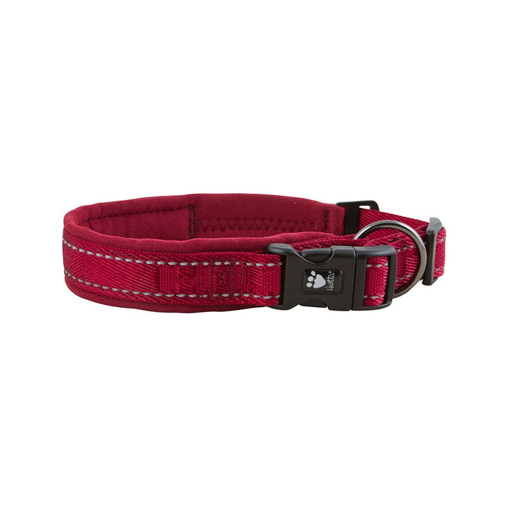 Hurtta Gepolstertes Hundehalsband, Lingon, 40,6–50,8 cm Lingon 16-20", Lingon 16-20"