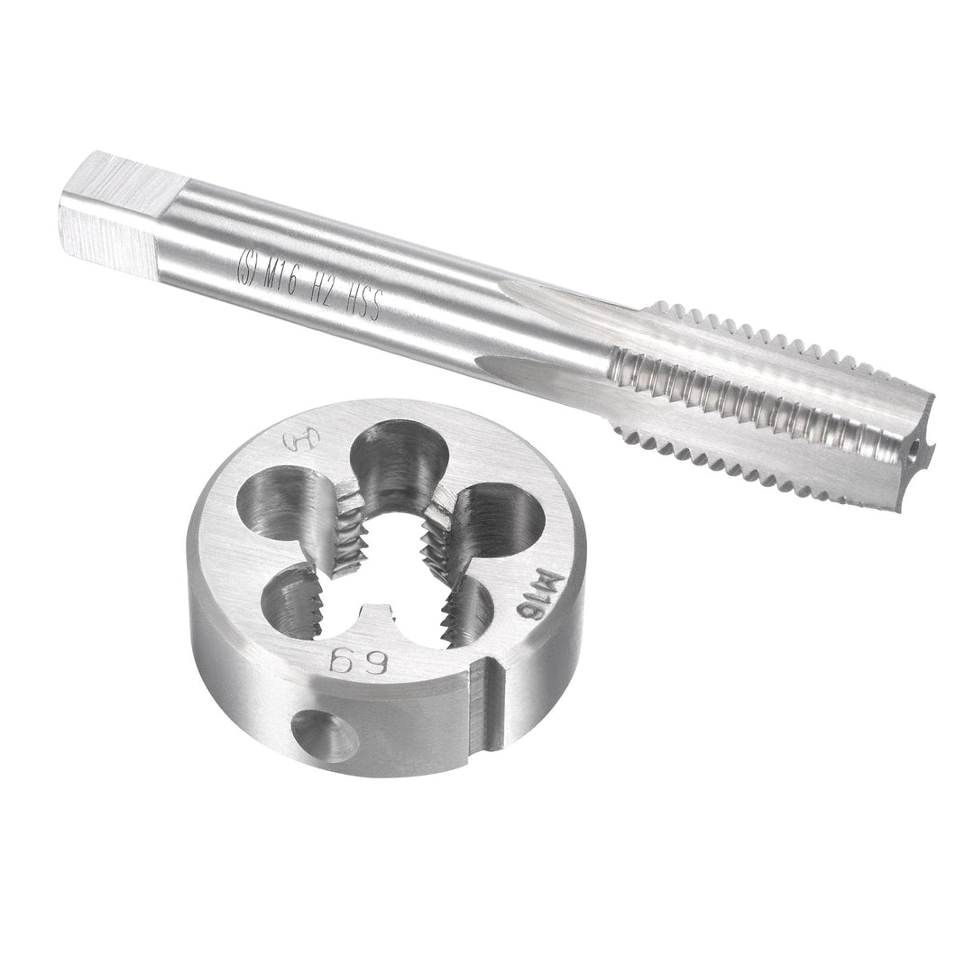 sourcing map Gewindebohrer M16 x 2mm Gewindebohrer mit Legierungswerkzeug, M16 x 2mm