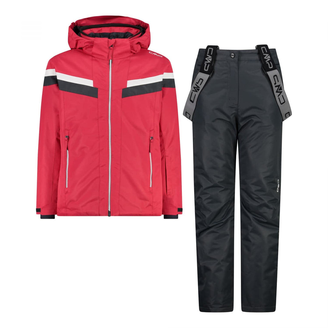 CMP Mädchen Kid G Set Jacket And Pant Pants Set 140 Begonia, 140 Begonia
