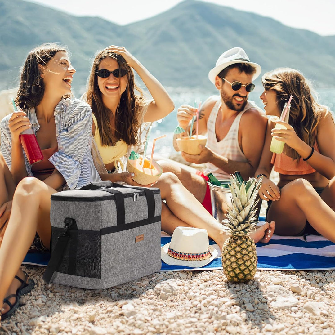 Lifewit 40L Kühltasche Gross faltbar Kühlkorb Kühlbox Isoliertasche Thermotasche Picknicktasche für